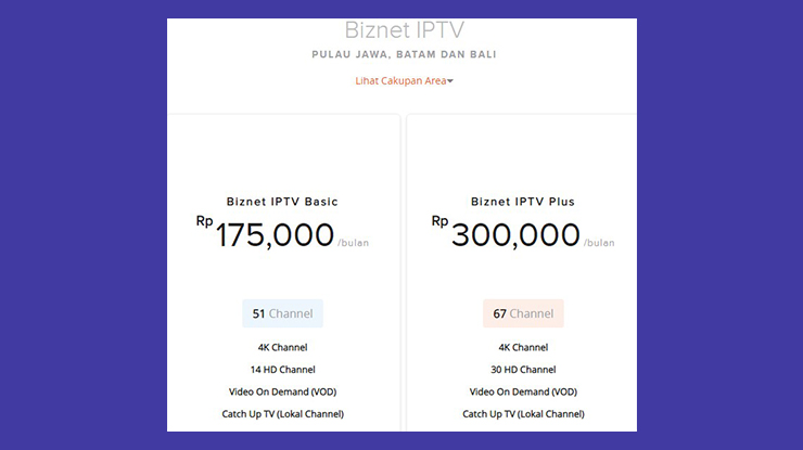 Paket Biznet IPTV