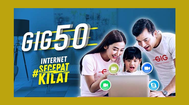 GIG Indosat 50 Mbps
