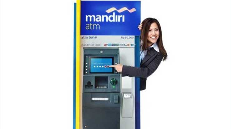 Lewat ATM Mandiri