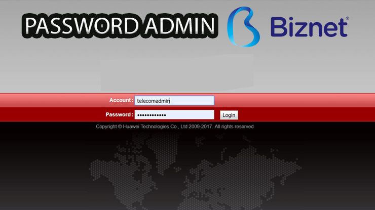 Password Admin Biznet