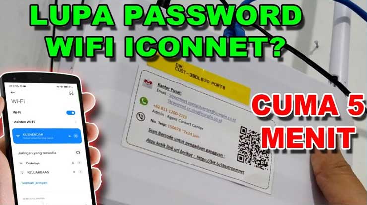Cara Mengatasi Lupa Password Wifi Iconnect