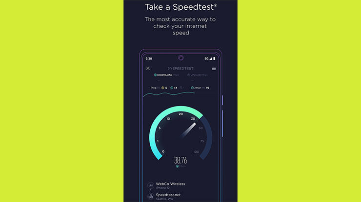 Aplikasi Speedtest by Ookla